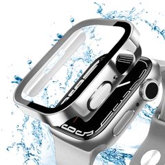 対応 Apple Watch ケース 44mm 防水ケース 3D直角エッジデザイ