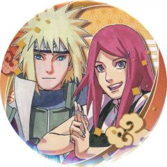 ナルト NARUTO ミナト クシナ 缶バッジ - メルカリ