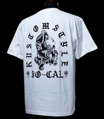 kustomstyle カスタムスタイル Tシャツ (KST1709WH) MIJA T-shirt カラー：ホワイト 5,500円(内税)