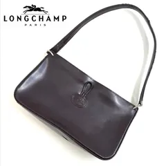 【売り尽くし】longchamp ロンシャン ショルダーバック レザー ワインレッド