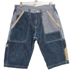 新品未使用 児島ジーンズ ハーフ デニム パンツ 楽天市場】児島ジーンズ ヒッコリー ハーフパンツの通販