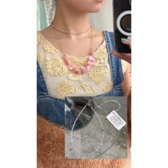 moi_co / necklace チョーカー ストロベリークオーツ