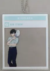 【中古】キーホルダー 糸師凛 描き下ろしイラスト 飼育係ver. SNS風BIGアクリルキーホルダー 「ブルーロック×東武動物公園」