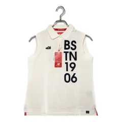未使用品 レディース ニューバランスゴルフ New Balance golf ノースリーブ 1(M) 白 ホワイト ポロシャツ