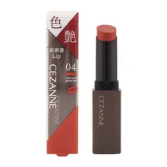 CEZANNE セザンヌ リップカラーシールド 04 メロウピンク 3.7g 口紅 リップグロス 保湿 無香料 ノンアルコール[定形内郵便]