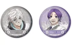 【中古】バッジ・ビンズ 凪誠士郎＆御影玲王(ティザービジュアルB ver.) ジュエリー缶バッジセット(2個組) 「ブルーロック」