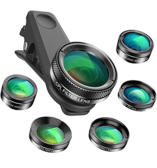 スマホレンズ スマホ用カメラレンズ 6in1スマホレンズセット マクロレンズ 広角レンズ 魚眼レンズ CPL/フィルター/星形レンズ iphone 外付け Android対応 スマートフォン用レンズ 携帯用