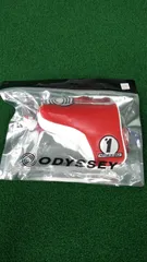 Hc【新品未使用品】オデッセイ NO1 パターカバー レッド FW 25 JM（浦安店）