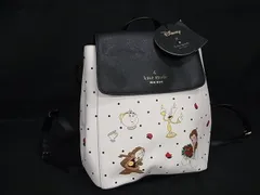 ■新品■未使用■ kate spade ケイトスペード KE566 ディズニーコラボ 美女と野獣 PVC リュックサック バックパック BF8660