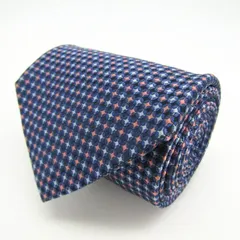 ピエールカルダン ブランド ネクタイ ドット 小紋柄 グラデーション シルク PO  メンズ ネイビー Pierre Cardin 【中古】