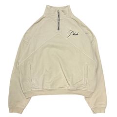 RHUDE　Half Zip Pullover Sweat