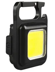 ムサシ 充電式 マルチ LEDライト 小型 USB ポータブルライト 投光器 ミニ 懐中電灯 栓抜き アウトドア 防災 COB-WL001[定形外郵便、送料無料]