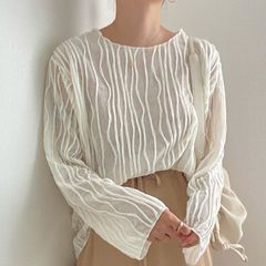 新品タグ付き Eito stan DouDou 縦レースフリルトップス 白 - メルカリ