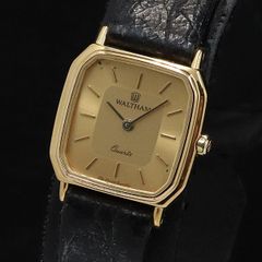 【ぐち】WALTHAM レディース 腕時計 8Pストーン スクエア QZ ぐち様専用】WALTHAM レディース 腕時計 8Pストーン スクエア QZ