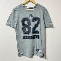 (^w^)b NIKE ナイキ THE NIKE TEE 半袖Tシャツ クルーネック ナンバープリント 82 コットン 綿100% トップス スポーツMIX リラックス ラフ タウンユース グレー メンズ