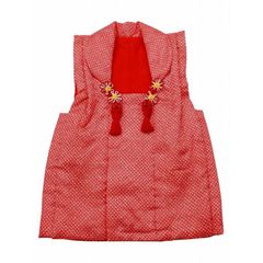 ☆新品未使用☆女の子 3歳 七五三・和装 赤系かのこ被布コート - メルカリ