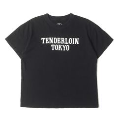 TENDERLOIN テンダーロイン Tシャツ ブラック 黒 サイズ:M | TENDERLOIN TOKYO ロゴ クルーネック Tシャツ | トップス カットソー 半袖【メンズ】【中古】のサムネイル