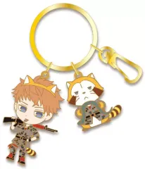 【中古】キーホルダー・マスコット(キャラクター) 毒島メイソン理鶯＆ラスカル キーリング 「ヒプノシスマイク-Division Rap Battle-×あらいぐまラスカル」