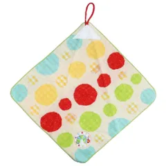 【メール便】はらぺこあおむし キャラクター ループタオル ループ付き 幼稚園 ハンドタオル レインボードット エリックカール プレゼント 男の子