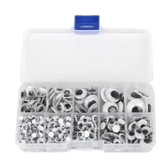 【迅速発送】YFFSFDC 動く 目玉 動眼 目パーツ 動物 人形 アイ 黒目 目玉 動眼 目パーツ ドールアイ ドールメイキング クラフト 手芸パーツ 手作りおもちゃ DIY 手作り 目 4mm/5mm/6mm/8mm/10mm/12mm/15mm/18mm