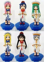 【中古】フィギュア [単品] 灯里・藍華・アリス・アリシア・晃・アテナ SDフィギュア6体セット 「PS2ソフト ARIA The ORIGINATION ～蒼い惑星のエルシエロ～」 限定版同梱品 Alchemist×YUJIN コラボレーションフィギュア N