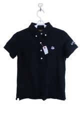 【美品】Callaway(キャロウェイ) ポロシャツ 黒 レディース M 241-257404 ゴルフ用品 2406-0518 中古
