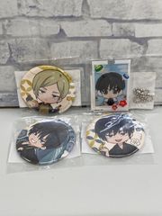 【L4-75】◎ 七海建人(初詣) 、灰原雄B 、伏黒甚爾(初詣)　缶バッジ、アクリルキーホルダー 「まるくじ 呪術廻戦【Winter Holiday】」4点セット