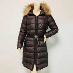 MONCLER★モンクレール・NANTESFUR レディース ラクーンファー ブランドアイコン刻印バックルベルト付き ダブルジップ ダウンコート(2)レディースダウンジャケット カジュアル ジャケット 秋冬物 アウター ブランドのサムネイル
