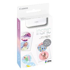 新品 Canon キヤノン スマホプリンター用 ZINKフォトペーパー・丸形シール 20枚入り