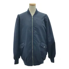 RIM.ARK / リムアーク | 2022AW | Puff sleeve MAー1 long JK パフスリーブ ジャケット | F | ネイビー | レディース