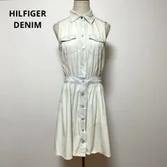 HILFIGER DENIM ヒルフィガーデニム ノースリーブ シャツワンピース