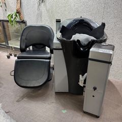 タイムセール☆【中古】タカラベルモント　アクアフォルテ　ミスト付き　レガート　シャンプー台　オートシャンプー　フルフラットシャンプー椅子　使用期間短め！　美品です★
