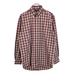RALPH LAUREN ラルフローレン BLAKE ボタンダウン チェックシャツ レッド(メンズ S)中古 古着 U7423