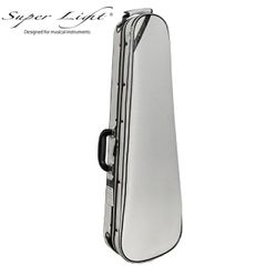 スーパーライト (Super Light) Shaped ケース バイオリン用 軽量 セミハードケース (4/4 三角型) アイボリー 【ロックスライダー採用モデル】