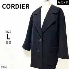 CORDIRE コルディア チェスターコート 黒 L 美品 - メルカリ