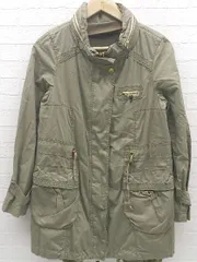 ◇ ◎ qualite カリテ ライナー付き 長袖 モッズ コート サイズ2 ブラウン系 レディース  【1002800992348】