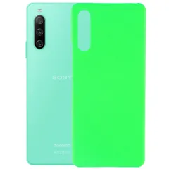 Xperia 10 IV ケース SO-52C SOG07 エクスペリア10 マーク4  耐衝撃 シンプル さらさら ハード ケース 【Color】 グリーン