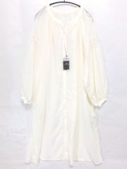 【新品】items URBAN RESEARCH　アイテムズアーバンリサーチ　ワンピース　シャツワンピ　薄手　羽織　ギャザー　送料込み　F　969468