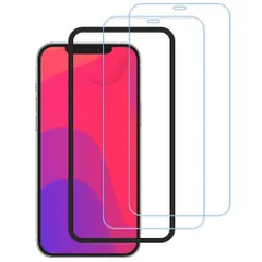 【在庫セール】】iPhone12 / iPhone ブルーライトカット【2枚入り 12 93% Pro 用 目の疲れ軽減 ガラスフィルム HUAKE 保護フィルム