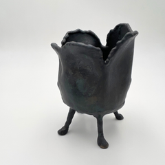 鉄小物　小物入れ 　花器　ハンドメイド　Ku003