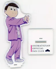 【中古】アクリルスタンド・アクリルパネル トド松  アクリルスタンド ファンクラブver. 「おそ松さん」