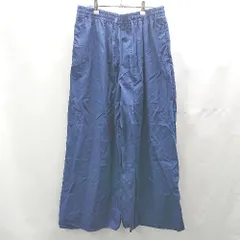 ◇ ⊂ ZARA ザラ ウエストゴム イージーパンツ サイズL ブルー レディース E  【1502180043659】