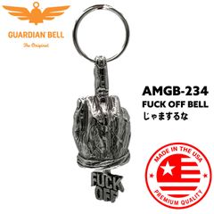 【MADE IN USA】お守り 魔除け バイカー GUARDIAN BELL 米国ガーディアンベル社 直輸入 本物 新品 説明書付き ガーディアンベル バイカーベル Fuck Off Bell :AMGB-234