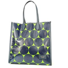 美品 kate spade new york ゴッサム ジョイ ドット ラージ トートバッグ グリーン系 カバン バッグ トート ケイトスペード ニューヨーク