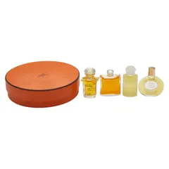 エルメス ミニ香水4本セット クリア ガラス レディース HERMES【1-0194796】