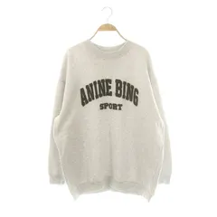 【新品未使用】ANINE BING アニンビン　スウェット　トレーナー ロゴ ANINE BING(アニン ビン) スウェット・トレーナー