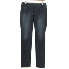 コムサ・デ・モード パンツ ボトムス ストレッチ デニム 日本製 レディース 9サイズ ネイビー COMME CA DU MODE 【中古】