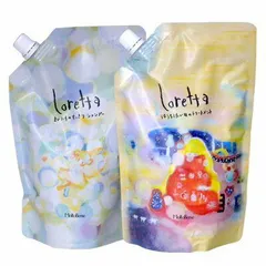 モルトベーネ ロレッタ まいにちのすっきりシャンプー 500ml + うるうるしたい日のトリートメント 400g　詰め替え セットのサムネイル
