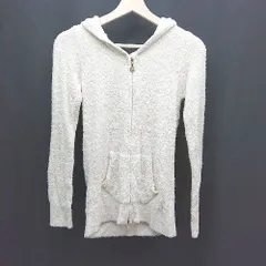 ◇ gelato pique フロントファスナー もこもこ 秋冬向け ガーリー 長袖 パーカー 表記なし クリーム レディース E 【1308290025895】