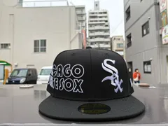 NEW ERA 59FIFTY Neon Tube ネオンチューブロゴ シカゴ・ホワイトソックス ブラック 7 1/2サイズ ¥6820 ＋ 送料¥550